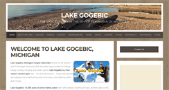 Desktop Screenshot of lakegogebic.com